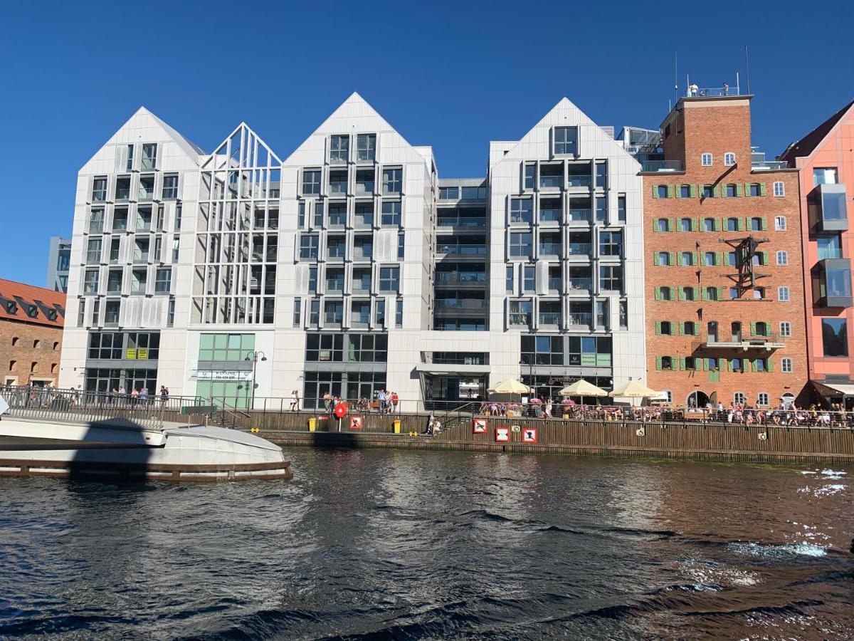 Baltic Riviera Apartments - Luxurious Apartment With Patio And River View Gdańsk Eksteriør billede