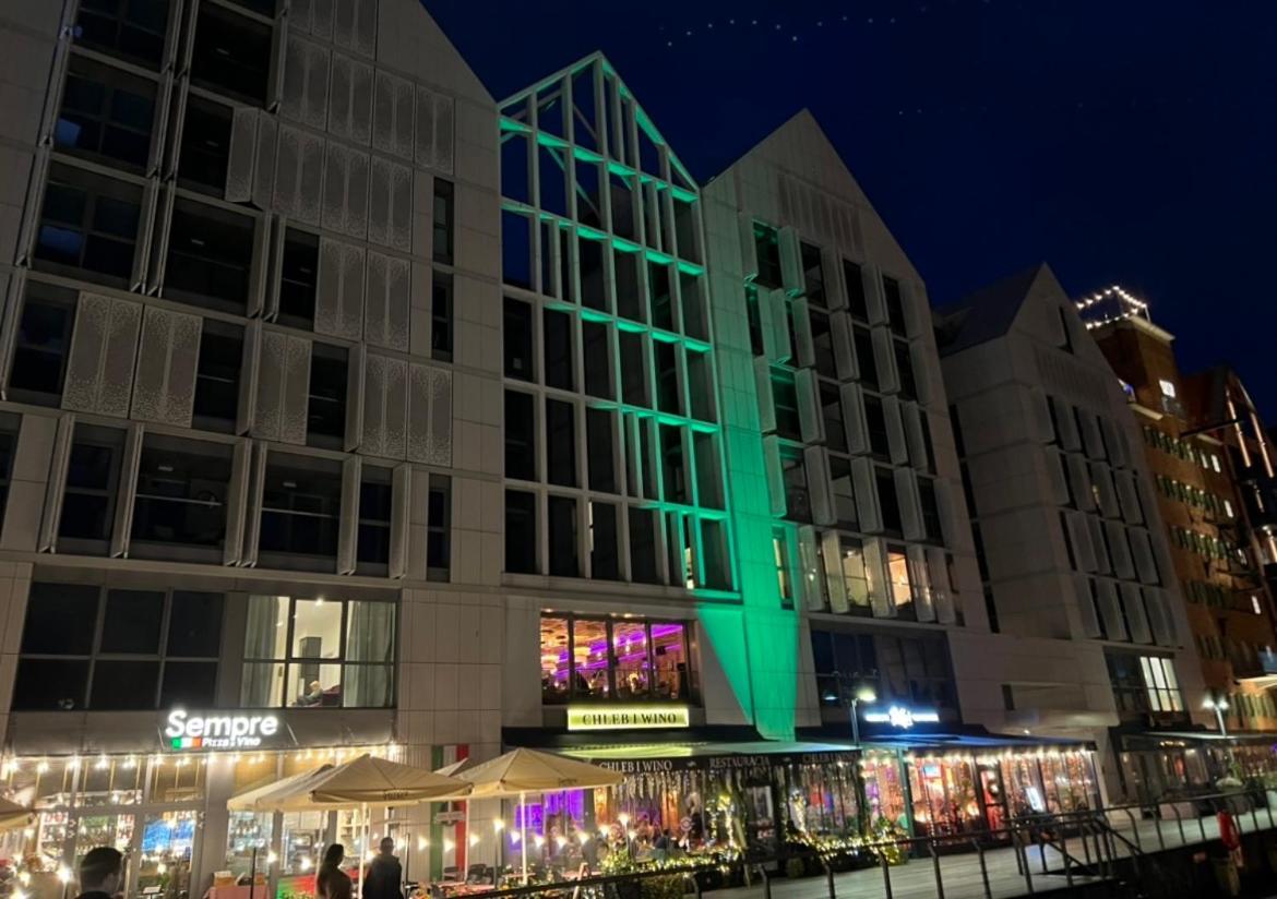 Baltic Riviera Apartments - Luxurious Apartment With Patio And River View Gdańsk Eksteriør billede